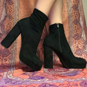 Forever21 Ankle Heel Boots🍂🍁
